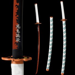 Ghost Of Tsushima Sword Kits  Handmade Blue Blade Tsushima Ghost Clan  Sakai Katana And Tanto Sword Set Cosplay Replica - TrueKatana