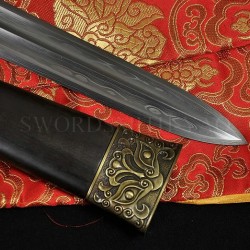 HIGH QUALITY CHINESE SWORD HAN JIAN FOLDED STEEL BLADE NICE MOUNTINGS