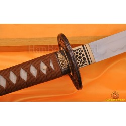 Tiger&Lion Koshirae Hualee SAYA HAND FORGED JAPANESE KATANA SAMURAI SWORD 