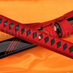 Japanese Iaido training sword KATANA full tang blade  Dragon theme fittings