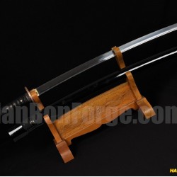 Training Sword Iaido Sword Oil Quenched Full Tang Blade Japanese KATANA Sword BLACK