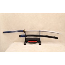 Samurai Naginata 1095 Carbon Steel Japanese Dragon Sword Clay Tempered Blade