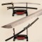 Genuine Rayskin Wrapped Saya KATANA Folded Steel Blade Japanese Samurai Sword Clay Tempered