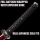 Handmade KATANA Japanese Samurai Sword SNAKE THEME Koshirae Hazuya Polishing Blade