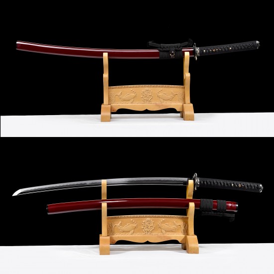 Handmade KATANA Japanese Samurai Sword SNAKE THEME Koshirae Hazuya Polishing Blade