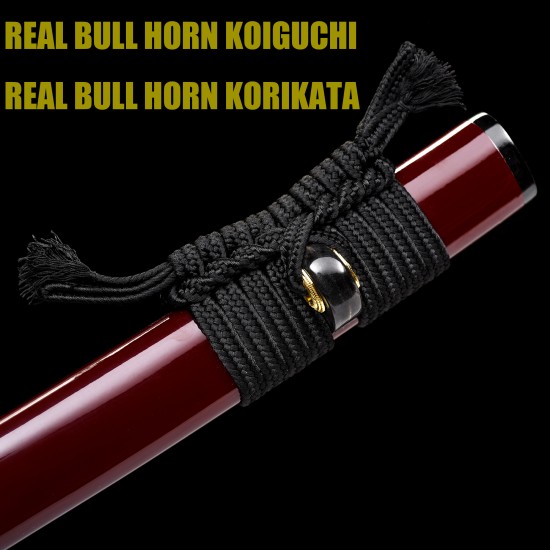 Premium Handmade Japanese Katana Sword - Clay Tempered 1095 Steel | Authentic Choji Hamon