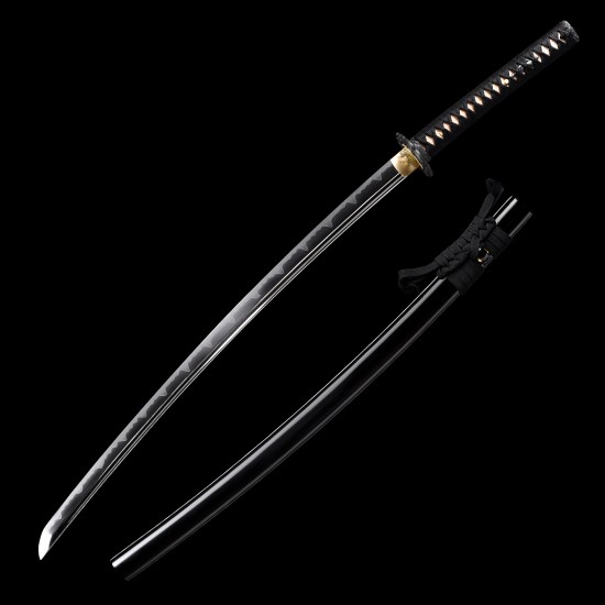 Premium Handmade Japanese Katana Sword - Clay Tempered 1095 Steel | Authentic SANBONSUGI Hamon