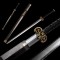 Han Wu Chinese Sword Jian Folded Steel Blade Handcrafted Pure Copper Fittings