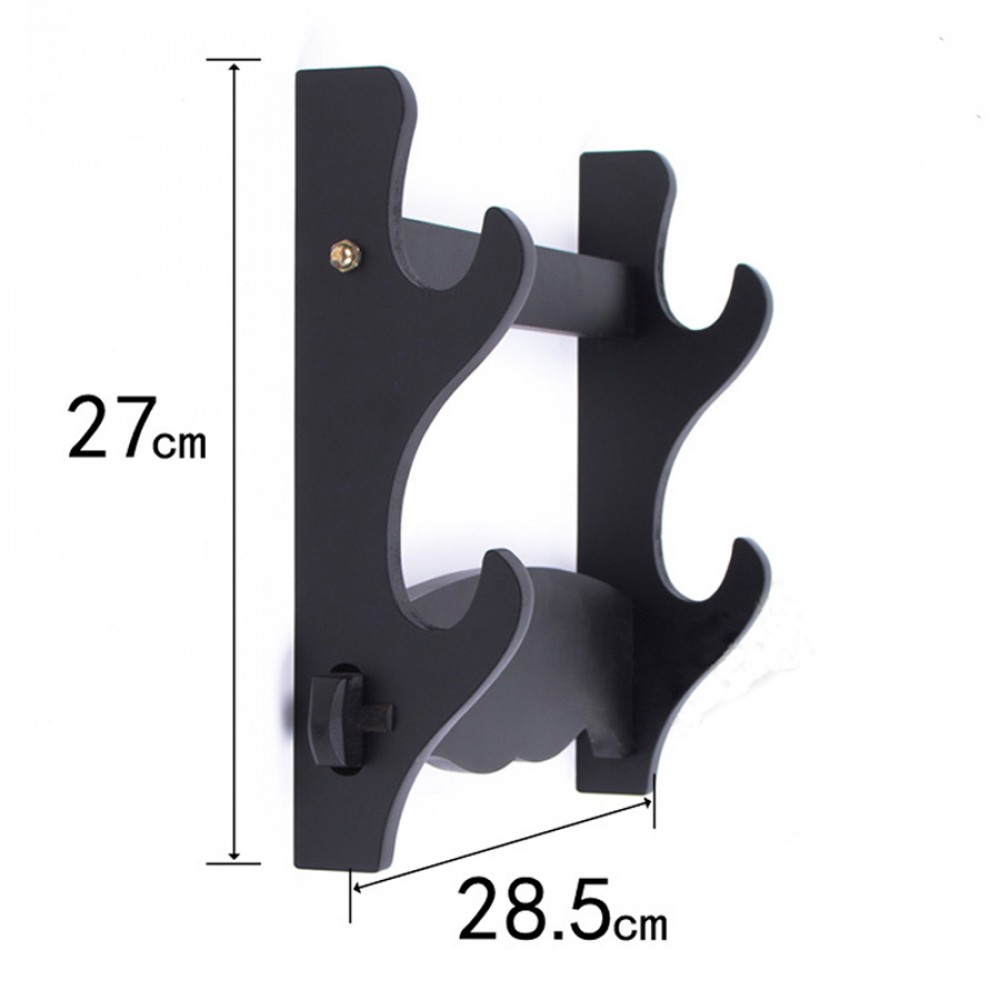 Sword wall display stand black fibreboard rack 2 layers online for ...